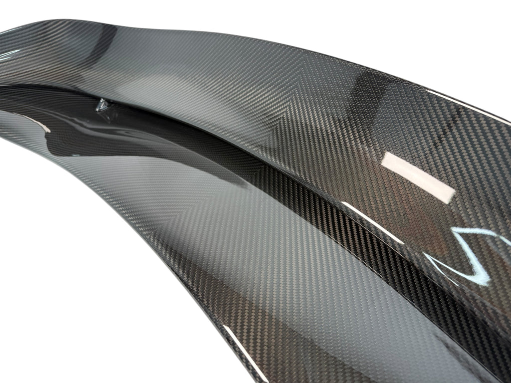 MCLAREN P1 MSO VISUAL CARBON FIBRE REAR SPOILER 12A3348CP 12A3349CP