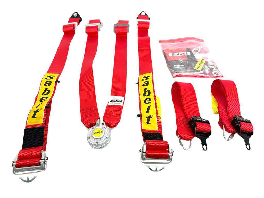 MCLAREN SENNA HARNESS 6 POINT SEAT BELT RED - 15NA054RP077RHW