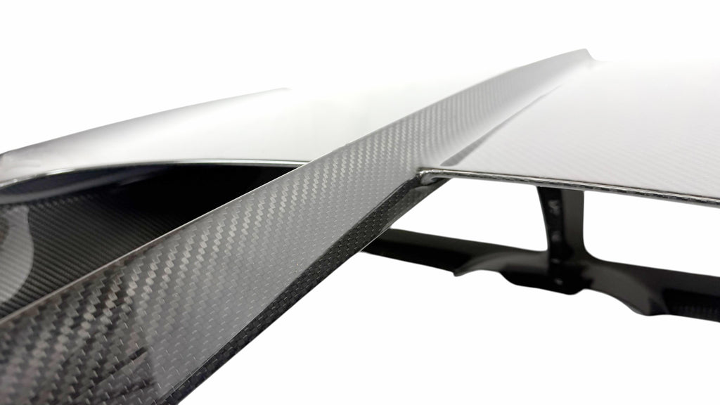 BUGATTI CHIRON VISIBLE CARBON ENGINE DECK LID COVER 5B4827023L