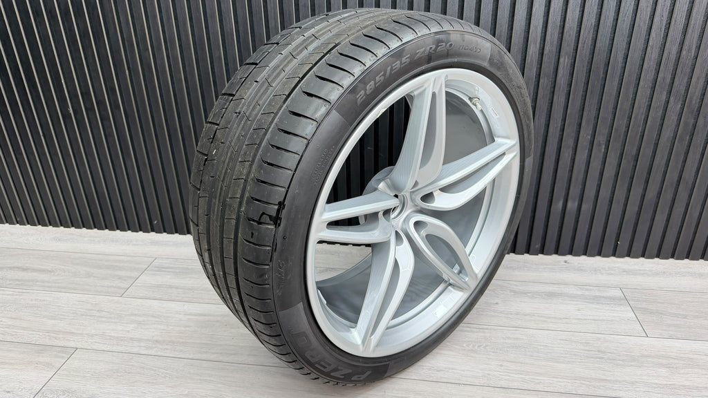 MCLAREN 570S SUPER LIGHT REAR WHEEL IN SILVER 13B0930CP *N1*