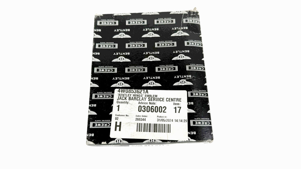 BENTLEY FLYIING SPUR 2013+ "BENTLEY WINGS" EMBLEM 4W0853621A
