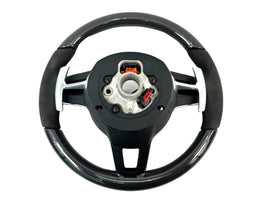 PORSCHE MACAN TURBO 95B CARBON STEERING WHEEL COMPLETE