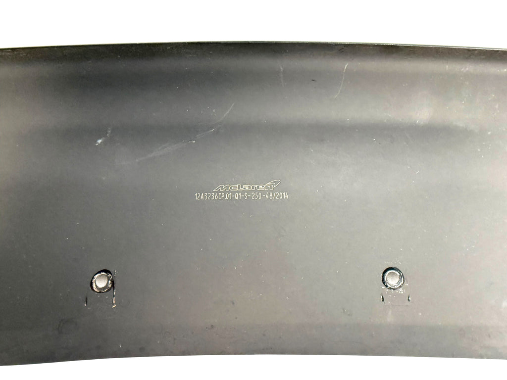 MCLAREN P1 REAR EXHAUST HEATSHIELD MSO BLACK - 12A3236CP