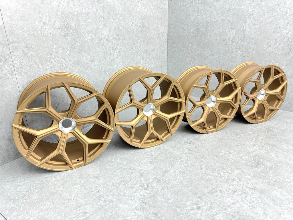 Nl4 Rear NOVITEC NL4 FORGED WHEELS FOR LAMBORGHINI AVENTADOR SVJ - SATIN GOLD ...
