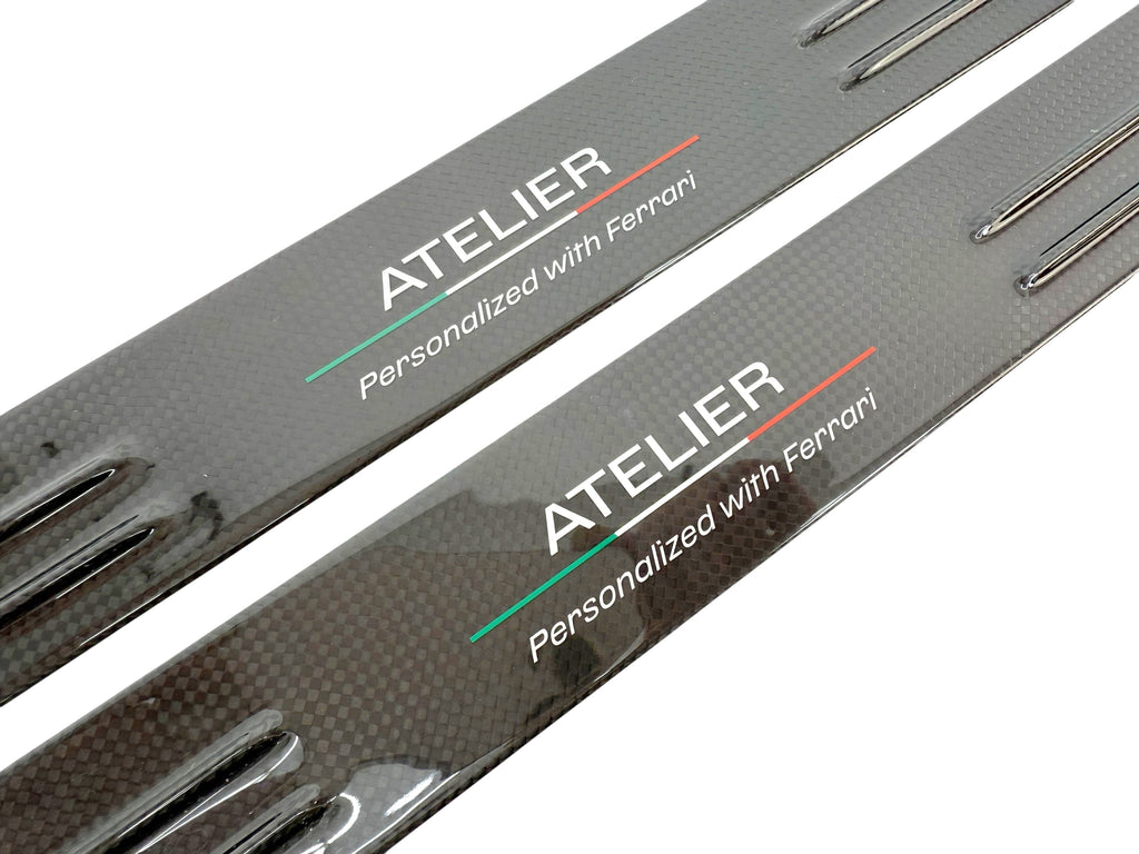 FERRARI 488 PISTA "ATELLIER" CARBON KICK PLATE SET - 74250544