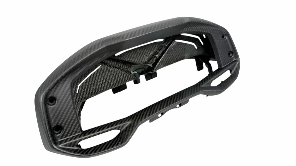 LAMBORGHINI REVULETO CARBON FIBRE INSTRUMENT SURROUND COMPLETE 47B920901C