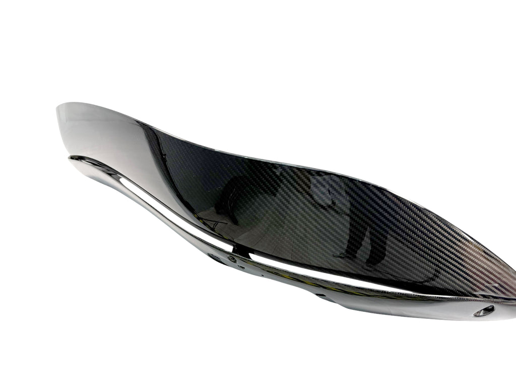MCLAREN P1 MSO VISUAL CARBON FIBRE REAR SPOILER 12A3348CP 12A3349CP