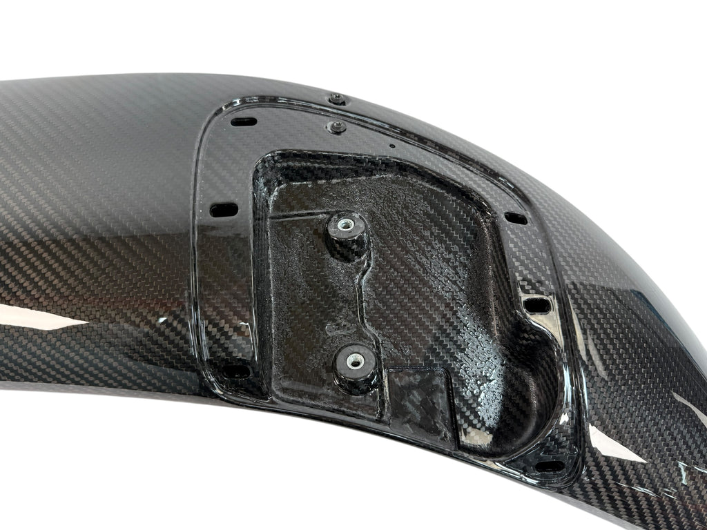 MCLAREN P1 MSO VISUAL CARBON FIBRE REAR SPOILER 12A3348CP 12A3349CP
