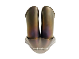 MCLAREN SENNA MSO TITANIUM 2-EXIT EXHAUST FINISHER 15AD952CP