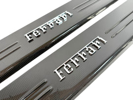 FERRARI GT4C LUSSO CARBON ENTRANCE SILL PLATES SET 70004236
