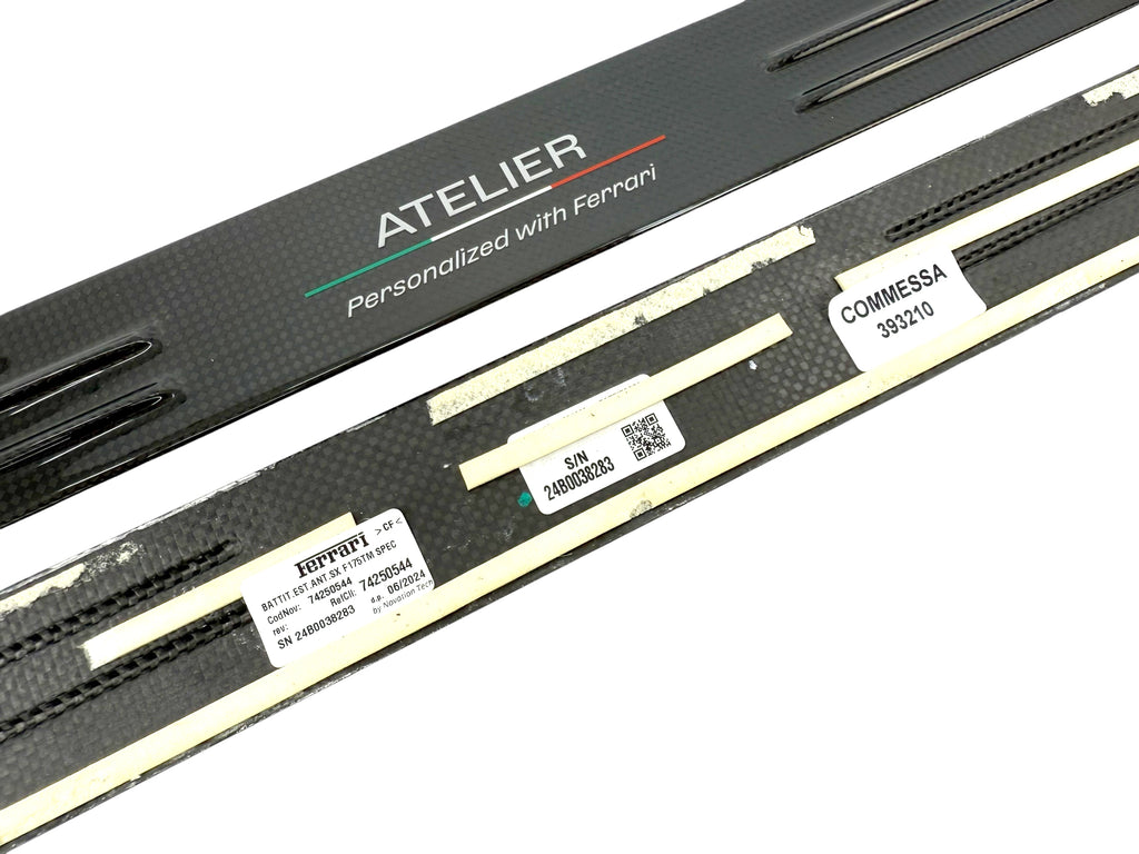 FERRARI 488 PISTA "ATELLIER" CARBON KICK PLATE SET - 74250544