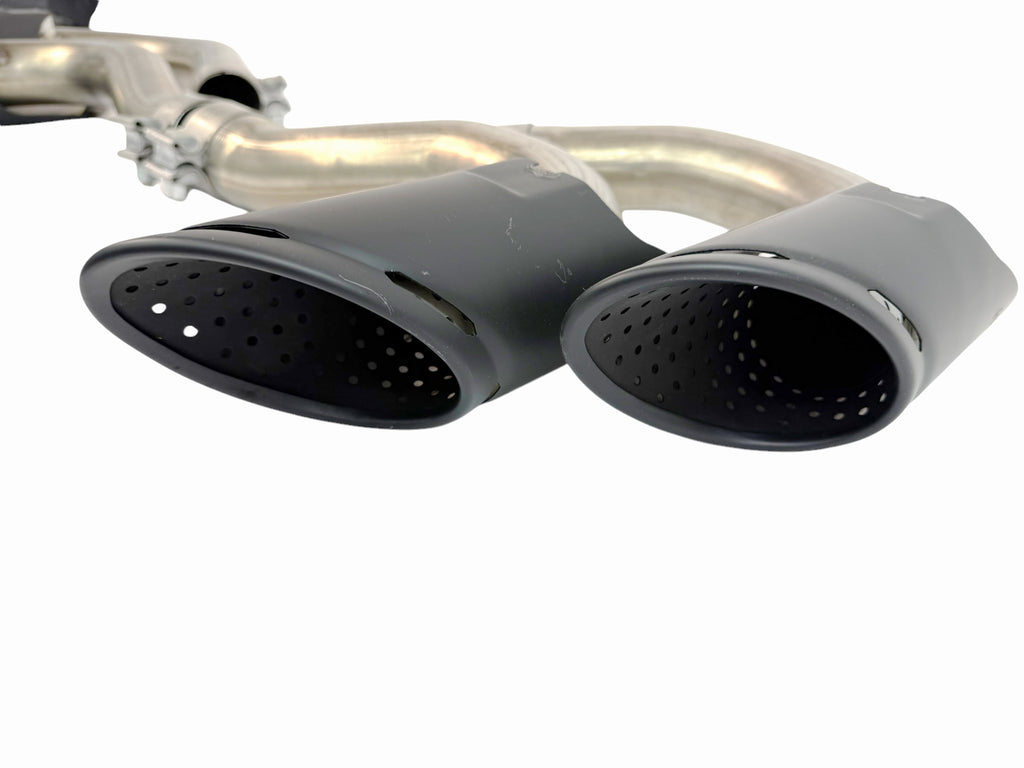LAMBORGHINI URUS MATTE BLACK EXHAUST TIPS SET 4ML253682AP 4ML253682AQ