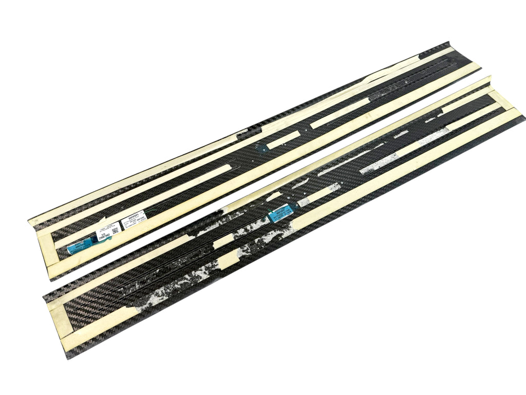 FERRARI GT4C LUSSO CARBON ENTRANCE SILL PLATES SET 70004236