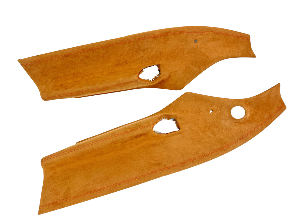 FERRARI F488 F8 TAN ALCANTARA DOOR CARD CARD SET 87316400