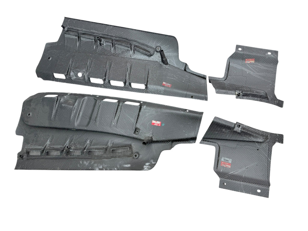 FERRARI F430 16M CARBON COMPLETE ENGINE COVER KIT
