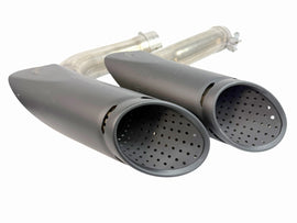 LAMBORGHINI URUS MATTE BLACK EXHAUST TIPS SET 4ML253682AP 4ML253682AQ