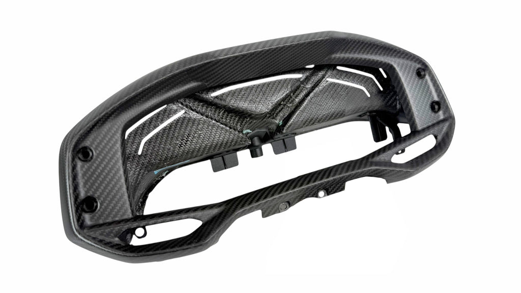 LAMBORGHINI REVULETO CARBON FIBRE INSTRUMENT SURROUND COMPLETE 47B920901C