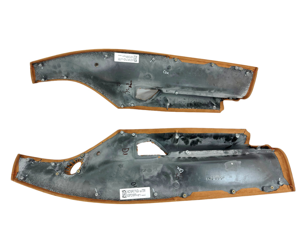 FERRARI F488 F8 TAN ALCANTARA DOOR CARD CARD SET 87316400