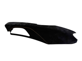 MCLAREN REAR QUARTER TRIM MAJOR RH BLACK ALCANTARA WITH MCLAREN ORANGE STITCHING 14NA034CP