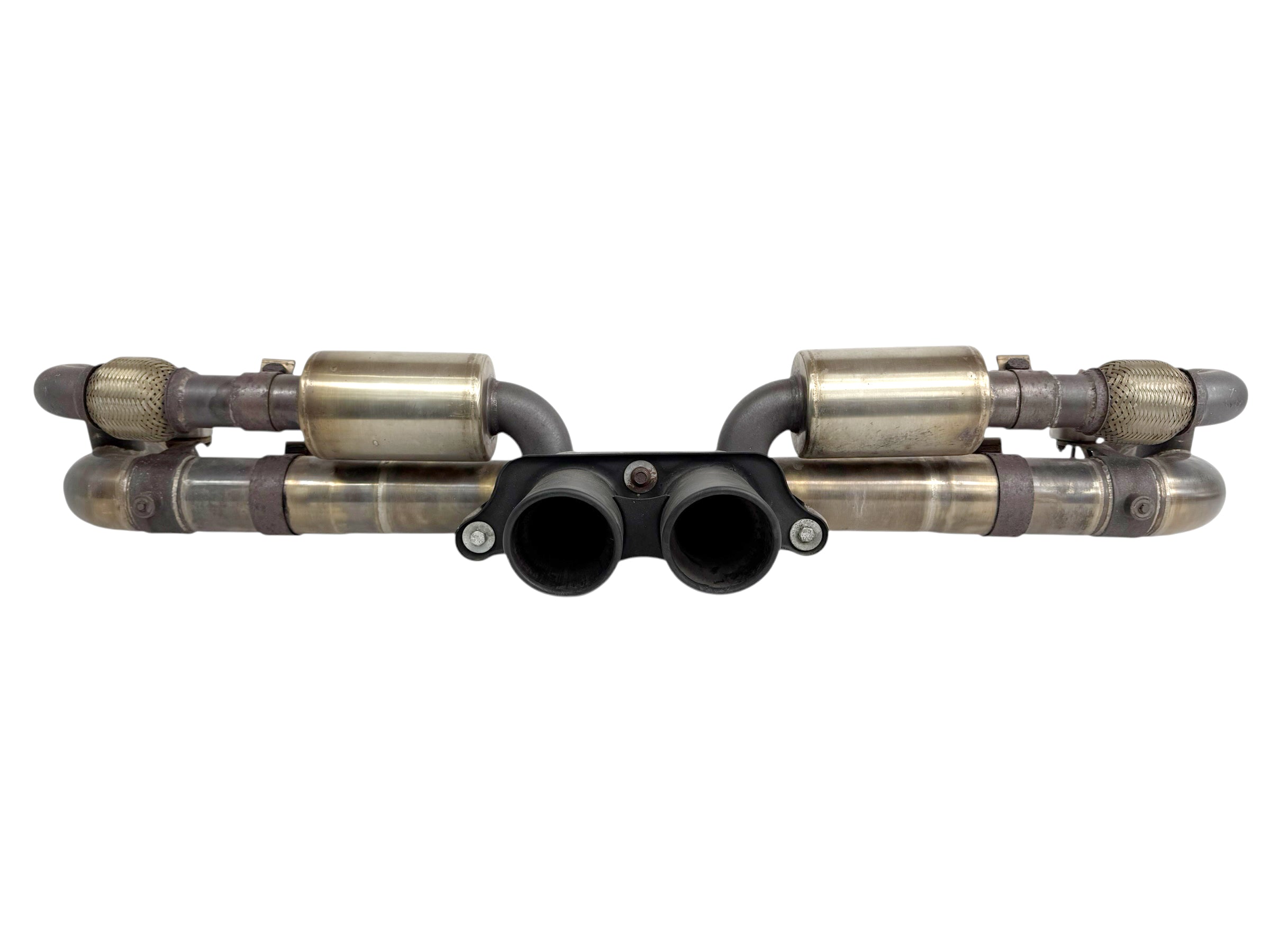 PORSCHE 991 GT3/ GT3RS  INCONEL REAR X Pipe EXHAUST- VALVED by BROOKE RACING