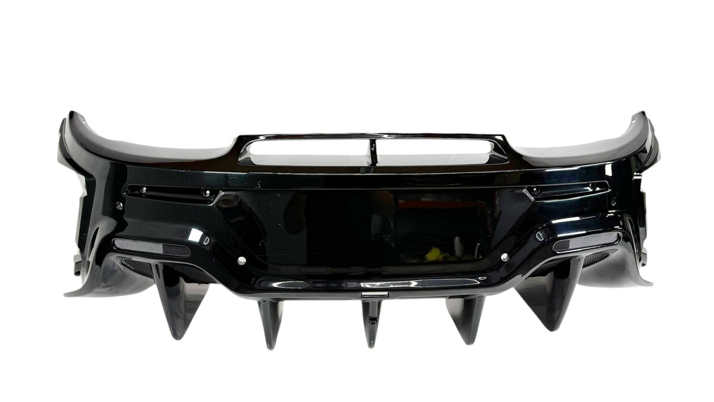 MCLAREN 600LT REAR BUMPER MSO BLACK 13AB831-RP-DP-SN-083
