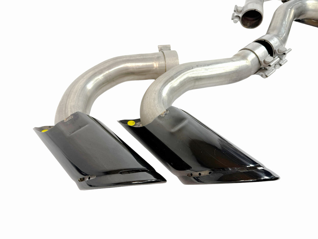 LAMBORGHINI URUS GLOSS BLACK EXHAUST TIPS SET 4ML253682AP 4ML253682AQ