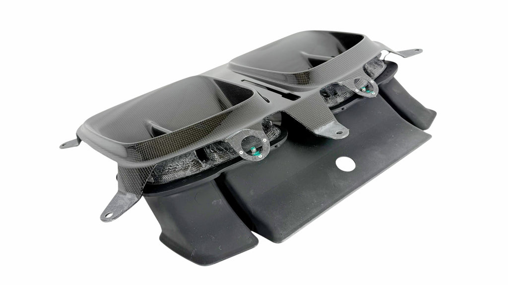 FERRARI SF90 XX FRONT CARBON BONNET SCOOP INTAKE DUCT 55010235