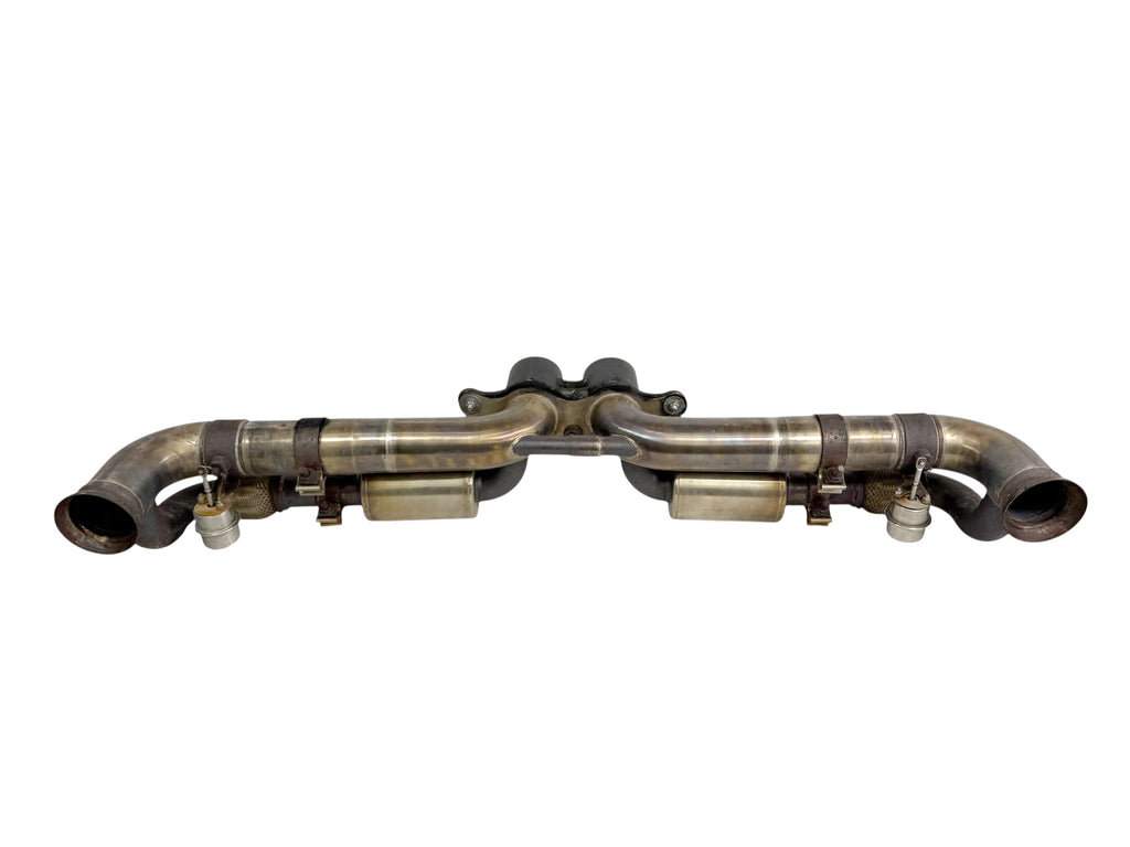 PORSCHE 991 GT3/ GT3RS  INCONEL REAR X Pipe EXHAUST- VALVED by BROOKE RACING