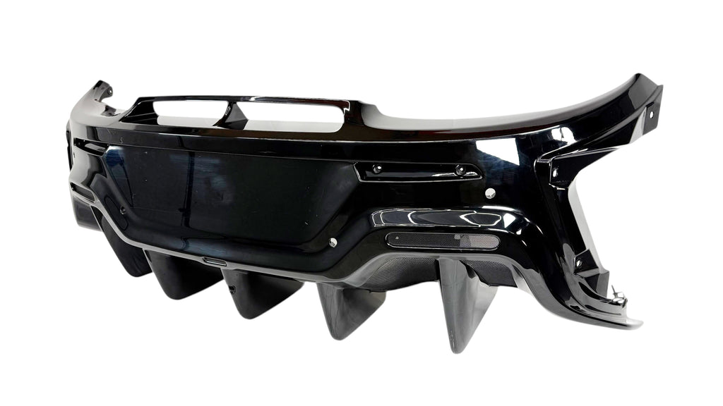 MCLAREN 600LT REAR BUMPER MSO BLACK 13AB831-RP-DP-SN-083