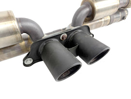 PORSCHE 991 GT3/ GT3RS  INCONEL REAR X Pipe EXHAUST- VALVED by BROOKE RACING