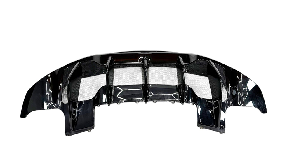 MCLAREN 600LT REAR BUMPER MSO BLACK 13AB831-RP-DP-SN-083