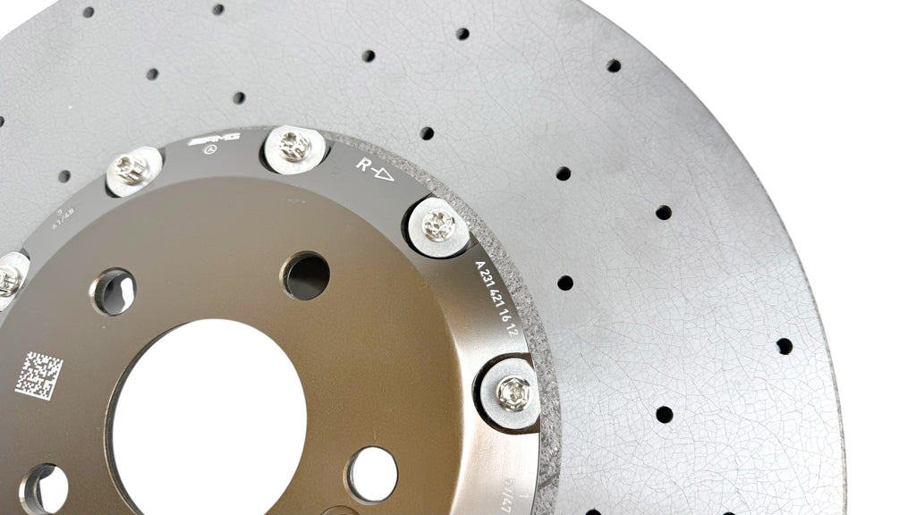 MERCEDES C63 E63 CLS63 GLC AMG FRONT RIGHT CERAMIC DISC A2314211612