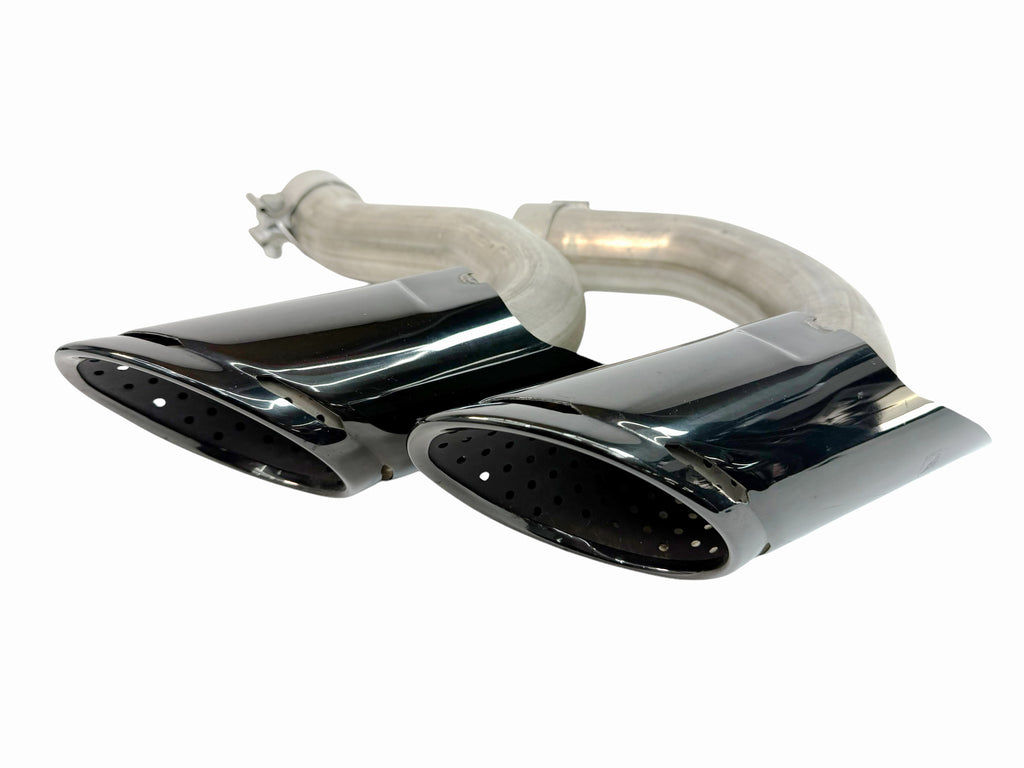 LAMBORGHINI URUS GLOSS BLACK EXHAUST TIPS SET 4ML253682AP 4ML253682AQ