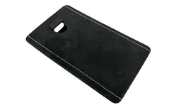 PORSCHE 992 BLACK ALCANTARA WITH WHITE STITCH FUSE BOX COVER 992867926