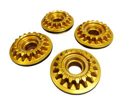 LAMBORGHINI GOLD CENTRE LOCK CLAMPING NUT SET 400898018B