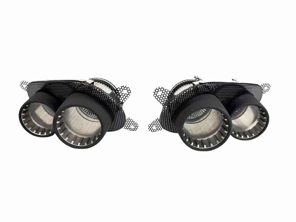 FERRARI ROMA MATTE BLACK EXHAUST TAILPIPE KIT 70005367