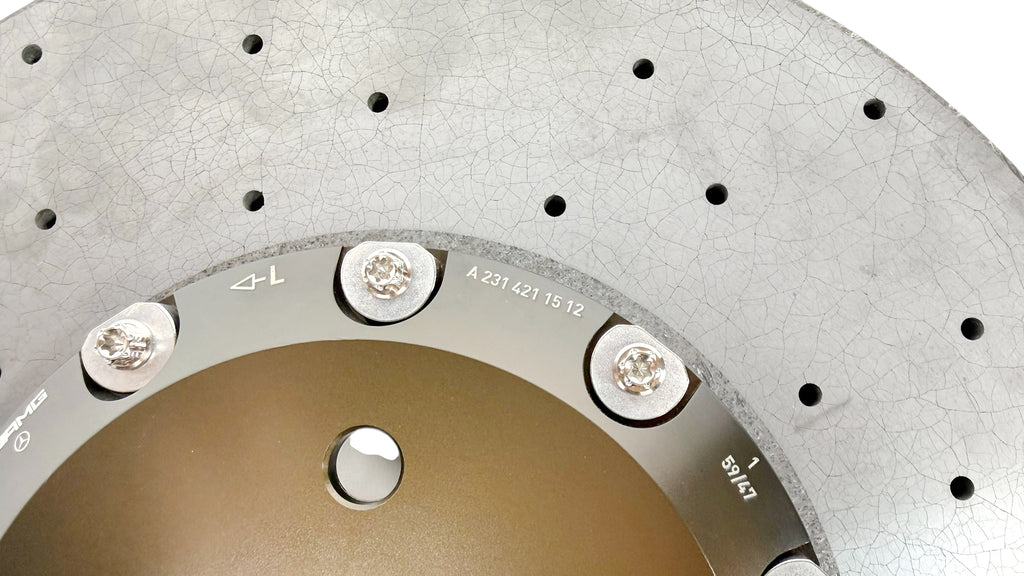 MERCEDES C63 E63 CLS63 GLC AMG FRONT LEFT CERAMIC DISC A2314211512