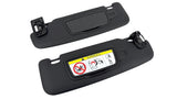PORSCHE 992 BLACK LEATHER SUN VISOR SET 9P1857551 9P1857552