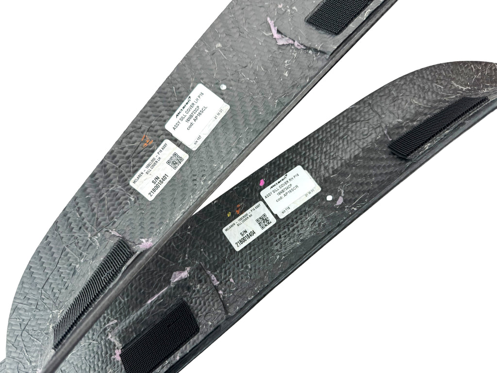 MCLAREN ARTURA MSO CARBON FIBRE EXTENDED DOOR SILL FINISHER 16NB733CP 16NB734CP