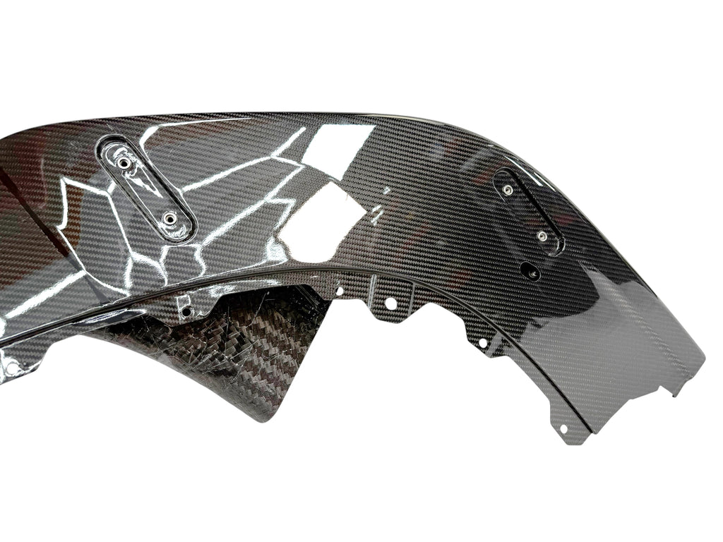 MCLAREN 765LT MSO VISIBLE CARBON FRONT SPLITTER 14AB975RP-CFG