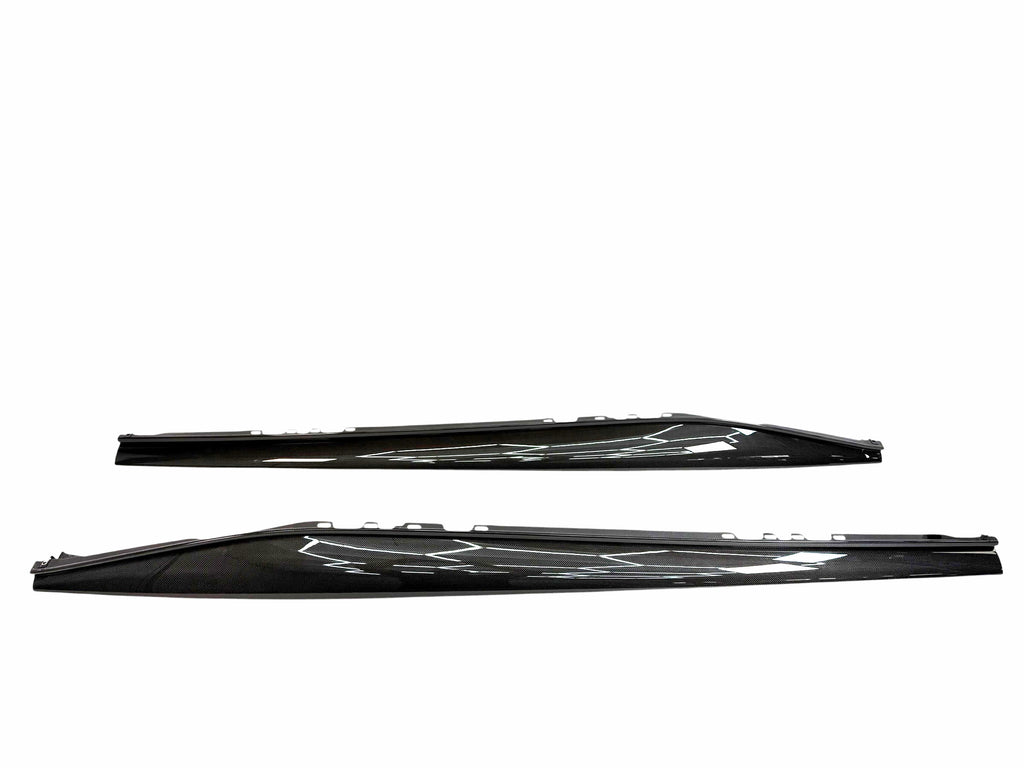 FERRARI 296 GLOSS CARBON SIDE SKIRTS SET 777177 777167
