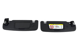 PORSCHE 992 BLACK LEATHER SUN VISOR SET 9P1857551 9P1857552