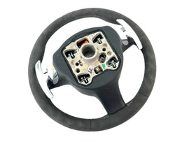 PORSCHE 991.1 GT3 ALCANTARA STEERING WHEEL GREY WITH AIRBAG COMPLETE