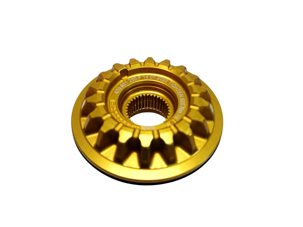 LAMBORGHINI GOLD CENTRE LOCK CLAMPING NUT SET 400898018B