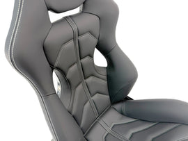 FERRARI 812/ 488/ F12/ F8 RACING CARBON SEAT BLACK AND WHITE STITCHING 87396700