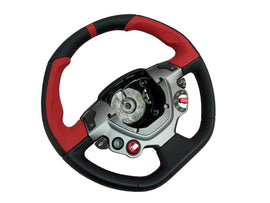 FERRARI 458 STEERING WHEEL BLACK/ RED LEATHER 84416900