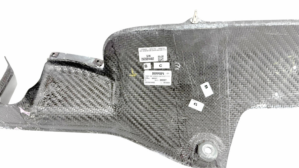 FERRARI 296 CARBON FRONT ENGINE COMPARTMENT COVER 889327