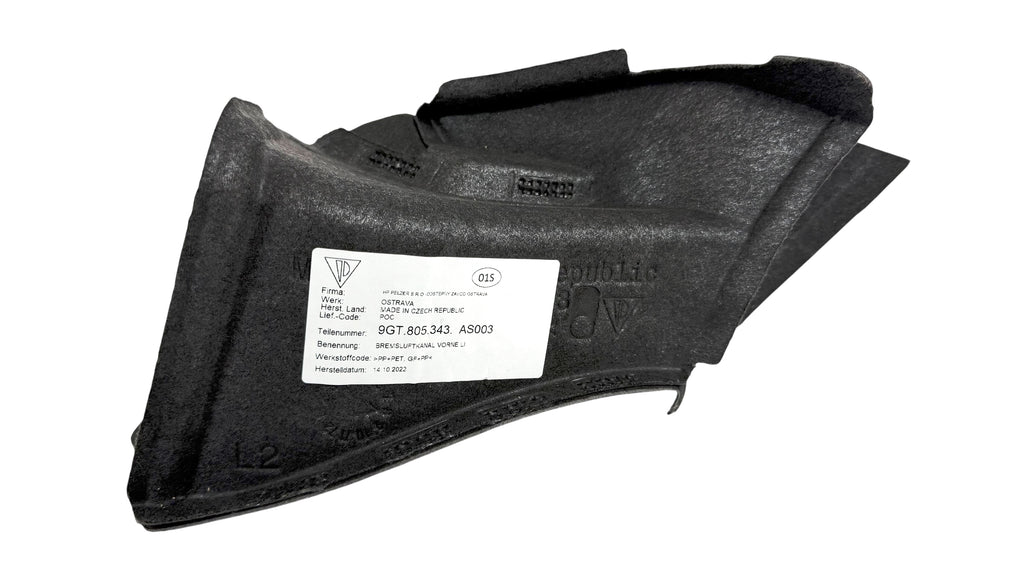 PORSCHE 992 GT3RS LEFT AIR GUIDE CHANNEL 9GT805343