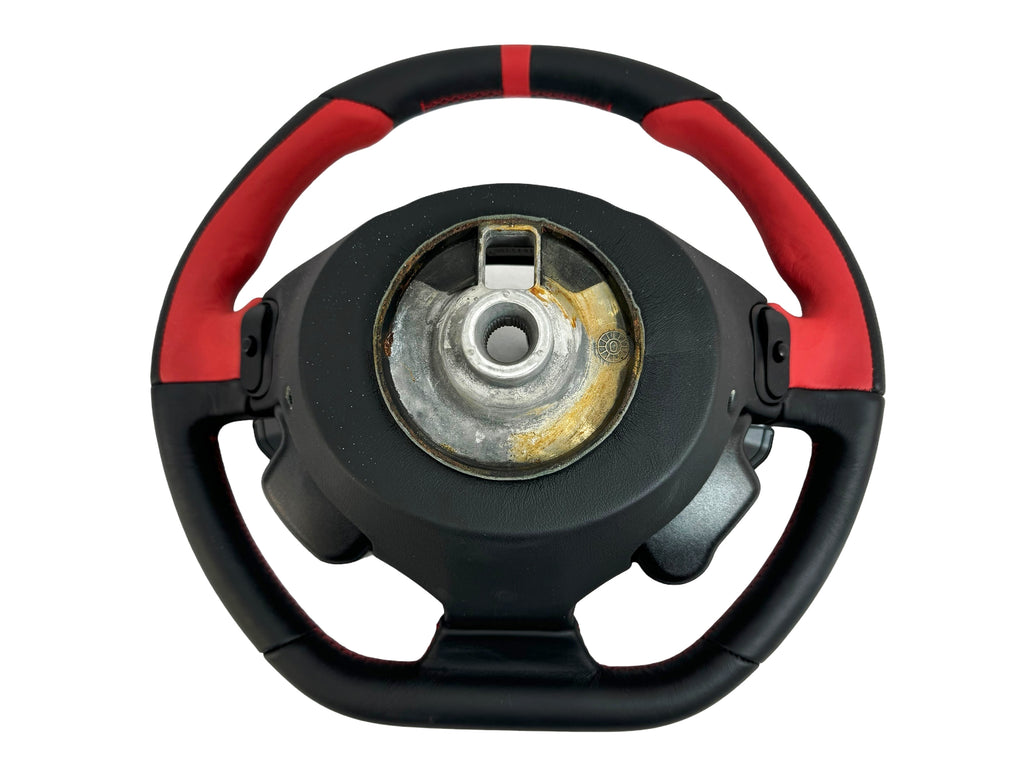 FERRARI 458 STEERING WHEEL BLACK/ RED LEATHER 84416900