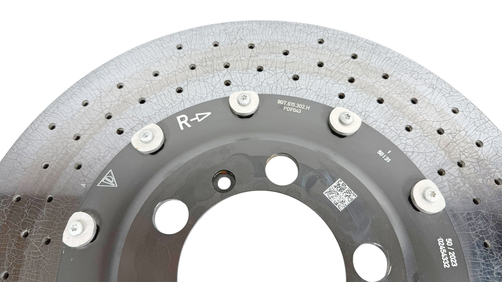 PORSCHE 992 GT3-RS FRONT RIGHT CERAMIC DISC 9GT615302H